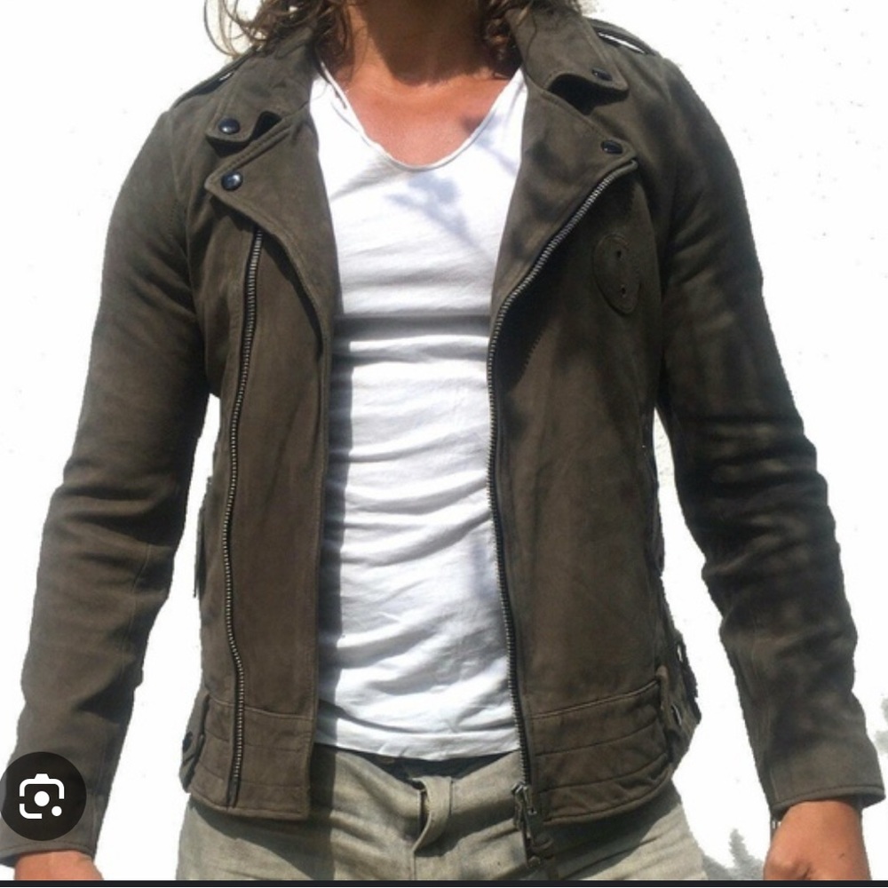 All saints suede jacket